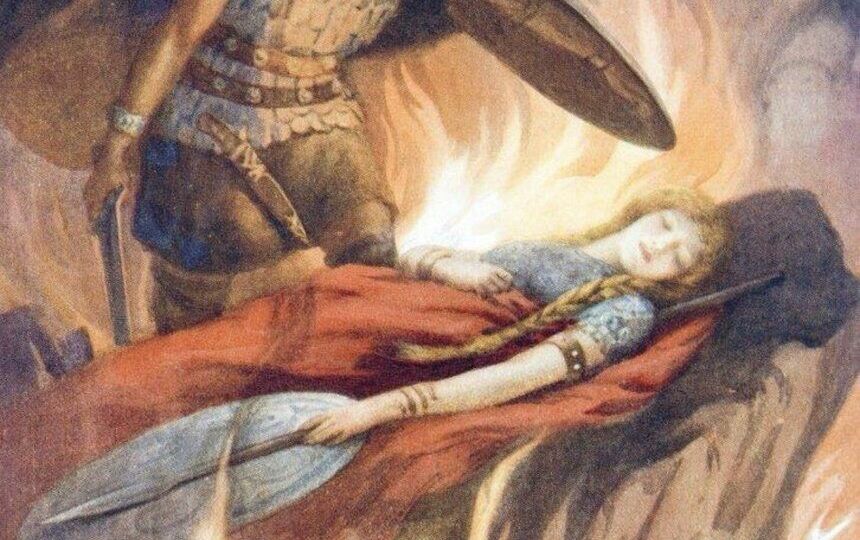 8. Sigurðr_and_Brynhildr_by_Harry_George_Theaker (1)